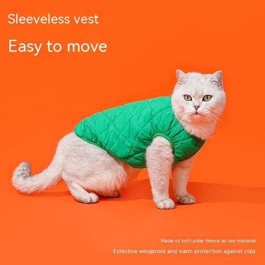 Chaleco de Polar Térmico para Gatos - Ropa de Abrigo Invierno - Image 2