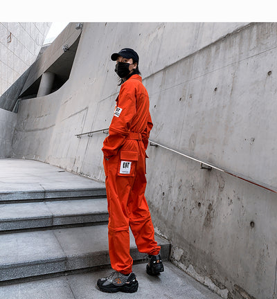 Overol Casual Unisex de Fibra Poliéster Estilo Japonés - Image 18