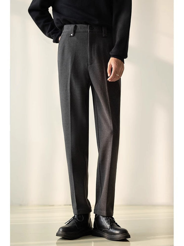 Pantalones de Vestir Casual Rectos para Hombre - Estilo Versátil