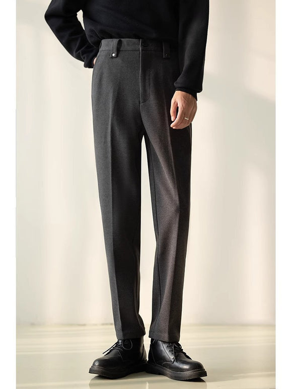 Pantalones de Vestir Casual Rectos para Hombre - Estilo Versátil