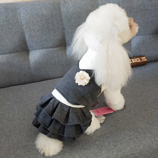Vestido Princesa de Lana Estilo Coreano para Perros Teddy - Image 11