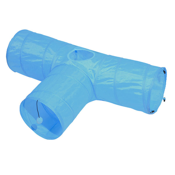 Túnel Plegable para Gatos - Juguete Interactivo de Exploración