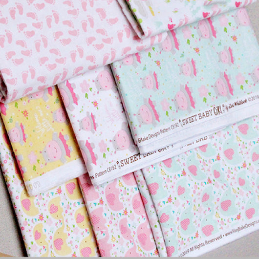 Tela Algodón Estampado Caricatura Colores Pastel para Costura DIY