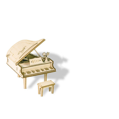 Torre Piano 3D de Madera - Puzzle DIY Rueda de la Fortuna - Image 4