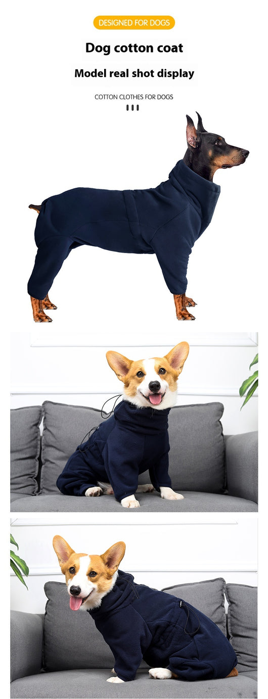 Abrigo Térmico para Perros Grandes - Chaleco Acolchado Impermeable de Polar - Image 17