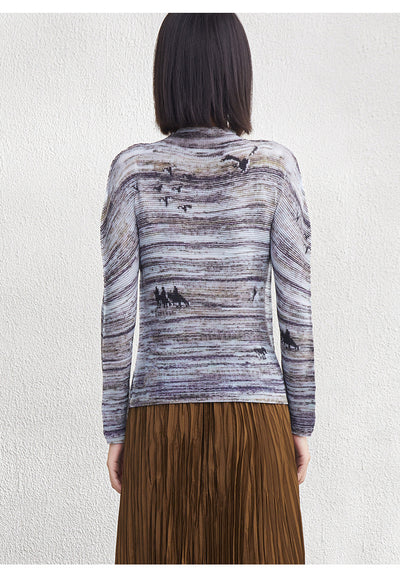 Camiseta Larga Estampada Reductora Inner Match - Image 10