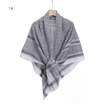 Pañuelo Cuadrado Grande Jacquard Patrón Onda para Hombre - Image 20