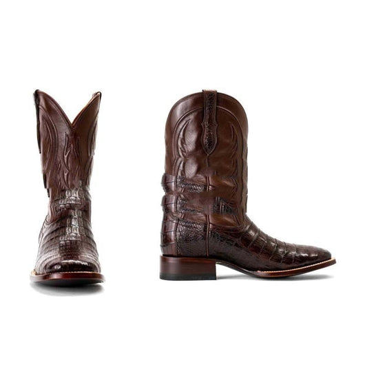 Botas Puntiagudas para Hombre con Costura Ribeteada y Bordado Escocés - Image 12