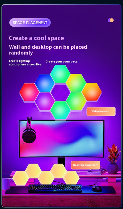 Panel de Luz LED Quantum Esports para Pared - Atmósfera Gaming Profesional - Image 29