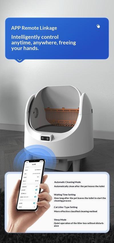 Arenero Automático para Gatos con Pala Inteligente y Amplio Espacio - Image 13