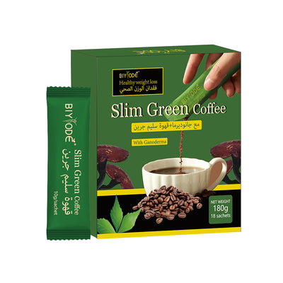 Café Instantáneo Slim Ganoderma - Fórmula Quemagrasas Natural con Certificación ISO