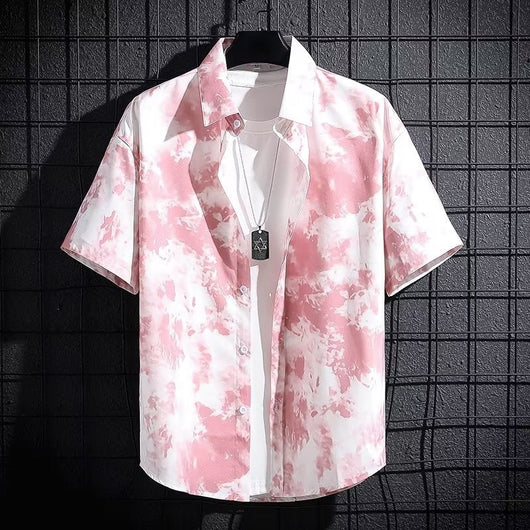 Camisa Estampada Transpirable Ice Silk para Hombre - Colección Premium Verano - Image 22