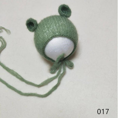 Gorro Suave de Mohair para Fotografía de Bebés - Tejido Artesanal - Image 12