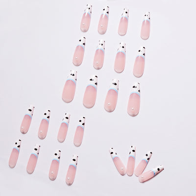Parches de Uñas Perla Rayas Lechosas - Ballet Wear de Larga Duración - Image 3