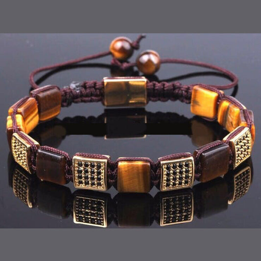 Pulsera Shamballa Grandes de Estilo Europeo y Americano para Hombre