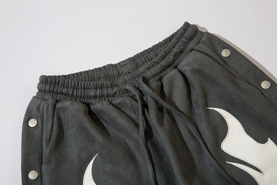 Shorts Contraste Terciopelo Flame con Solapa Doble - Image 10
