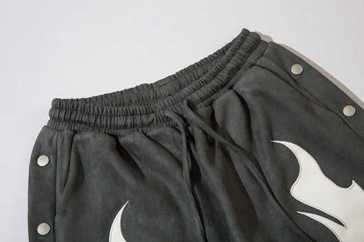 Shorts Contraste Terciopelo Flame con Solapa Doble - Image 10