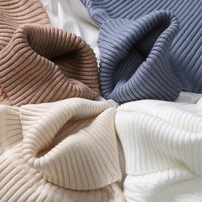Suéter Cuello Alto Mujer Tejido Térmico Invierno - Image 16