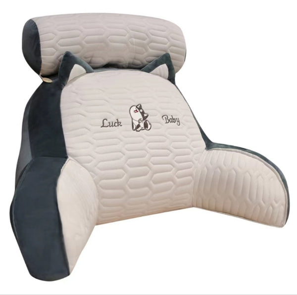 Almohada Lumbar de Seda Helada con Diseño Infantil para Verano