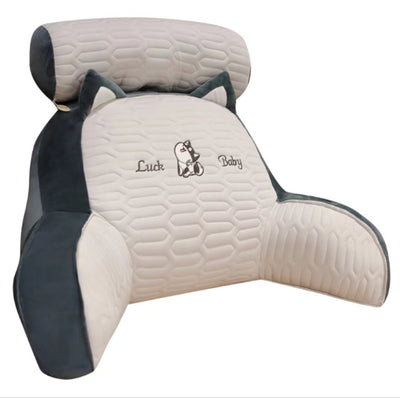 Almohada Lumbar de Seda Helada con Diseño Infantil para Verano - Image 2