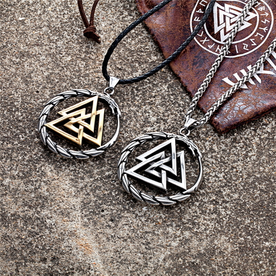 Collar Acero Inoxidable Vikingo Dragón Nórdico para Hombre - Image 9