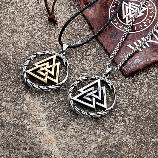 Collar Acero Inoxidable Vikingo Dragón Nórdico para Hombre - Image 9