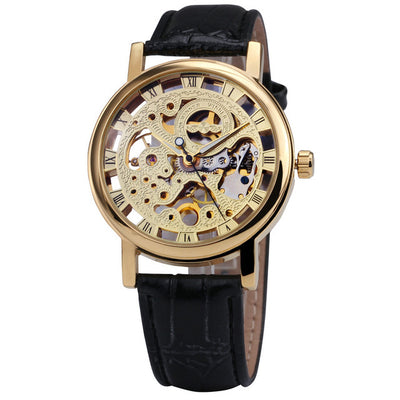 Reloj Mecánico Hombre Estilo Retro Romana con Diseño Hueco - Image 14