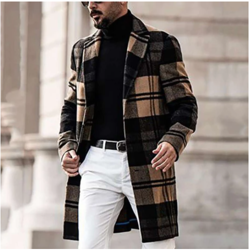 Abrigo Estampado para Hombre - Image 6