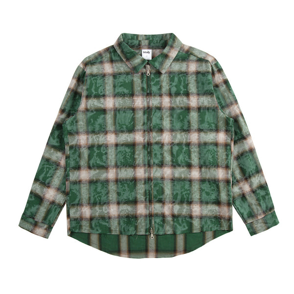 Camisa a Cuadros Desgastada para Hombre