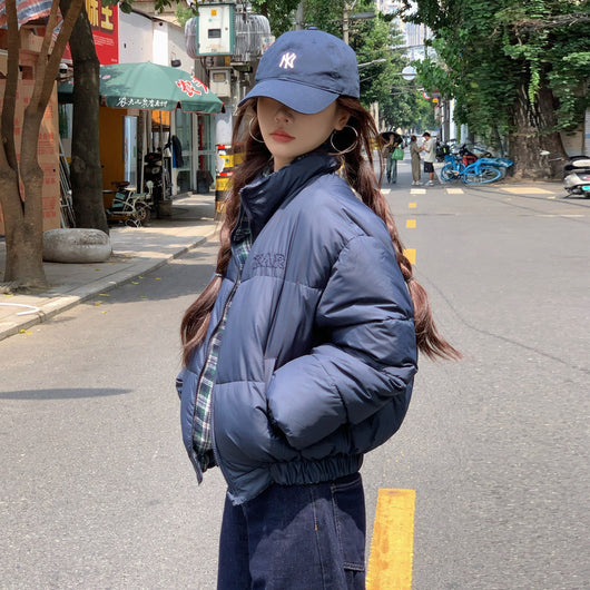 Abrigo Acolchado de Algodón Estilo Coreano para Mujer - Image 2