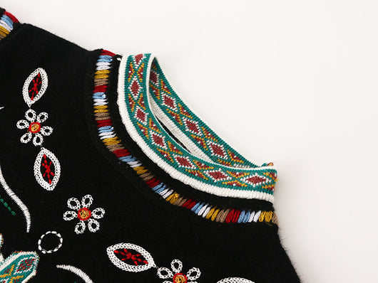 Suéter Mujer Étnico Retro con Textura Tridimensional - Image 15