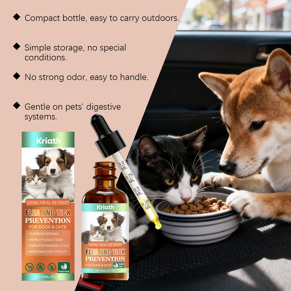 Gotas Preventivas contra Pulgas y Garrapatas para Perros y Gatos