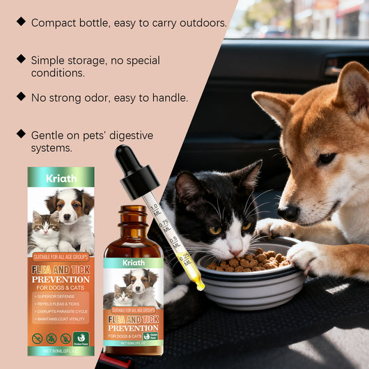 Gotas Preventivas contra Pulgas y Garrapatas para Perros y Gatos