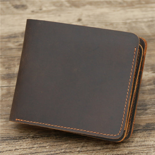 Cartera Bifold de Cuero Crazy Horse para Hombre - Image 2