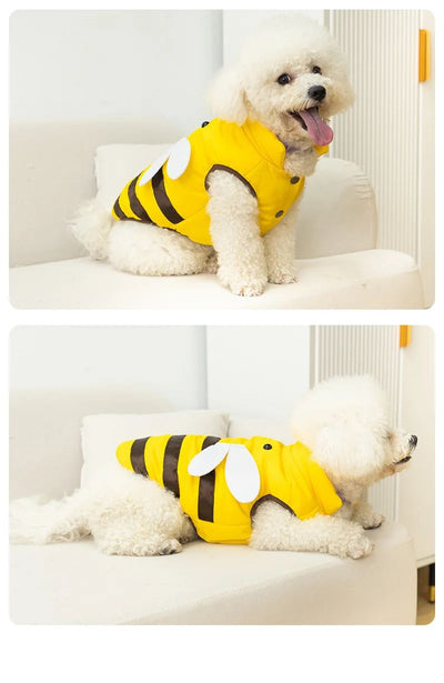 Abrigo para Perros Abejitas - Chamarra Térmica para Invierno Tallas Pequeña, Mediana y Grande - Image 9