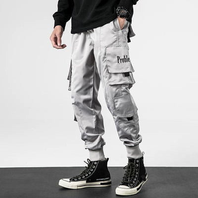 Overol Holgado Hip-Hop Tendencia Nacional Efecto Acortado - Image 6
