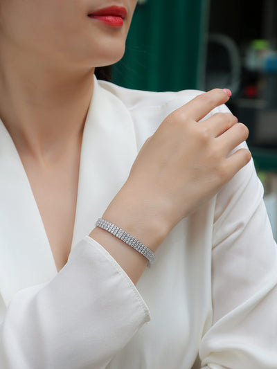 Pulsera Cadena Radiance - Plata S925 con Moissanita Premium - Image 8