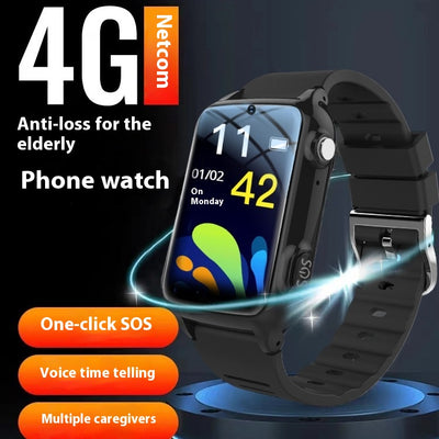 Reloj Inteligente 4G con GPS para Adultos Mayores - Localizador Anti-pérdida