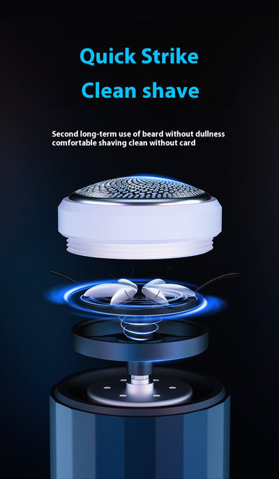 Afeitadora Eléctrica Portátil Mini con 6 Cuchillas y Sistema de Carga Rápida - Image 16