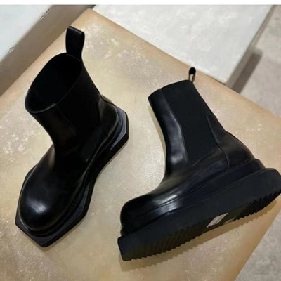 Botas Martin de Caña Media con Suela Gruesa - Diseño Clásico y Resistente - Image 6