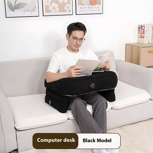 Mesa de Lectura Inflable Plegable con Almohada para Libros