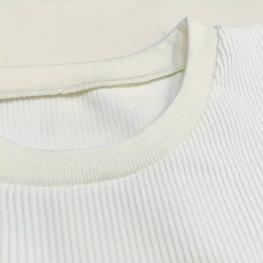 Conjunto Dos Piezas Slim Fit Cuello Redondo Manga Corta - Image 4