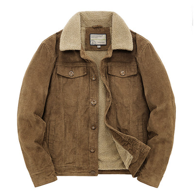 Abrigo Acolchado de Algodón con Forro Polar para Hombre - Image 2