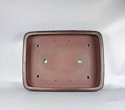 Maceta Artesanal Rectangular de Barro Púrpura Antiguo - Image 17