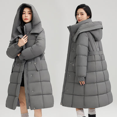 Abrigo Elegante Ajustado de Largo Medio para Mujer - Image 9