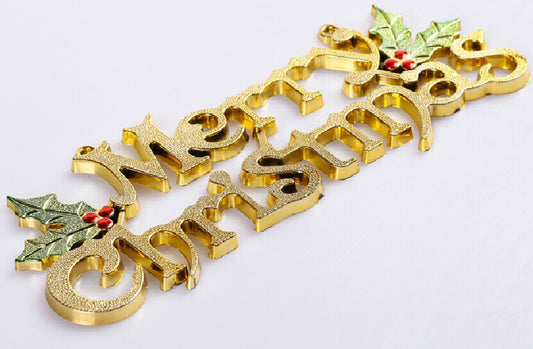 Letrero Decorativo Navideño 3D en Inglés - Image 2