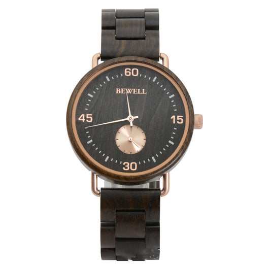 Reloj de Madera para Hombre con Fondo de Acero y Forro Interior - Image 4