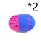 2 Piezas Rojo Rosa Azul