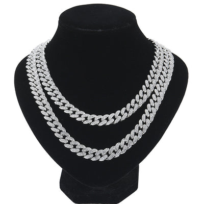 Cadena Cuba Diamantada para Hombre - Elegancia Simple y Sofisticada - Image 8