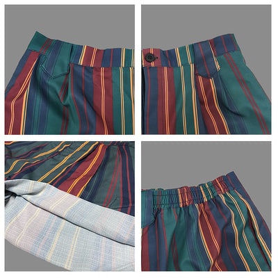 Shorts Deportivos Talla Grande Cintura Alta Pierna Ancha Verano - Image 9